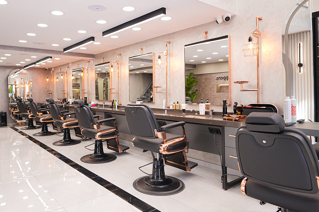 Herrenfrisierplätze