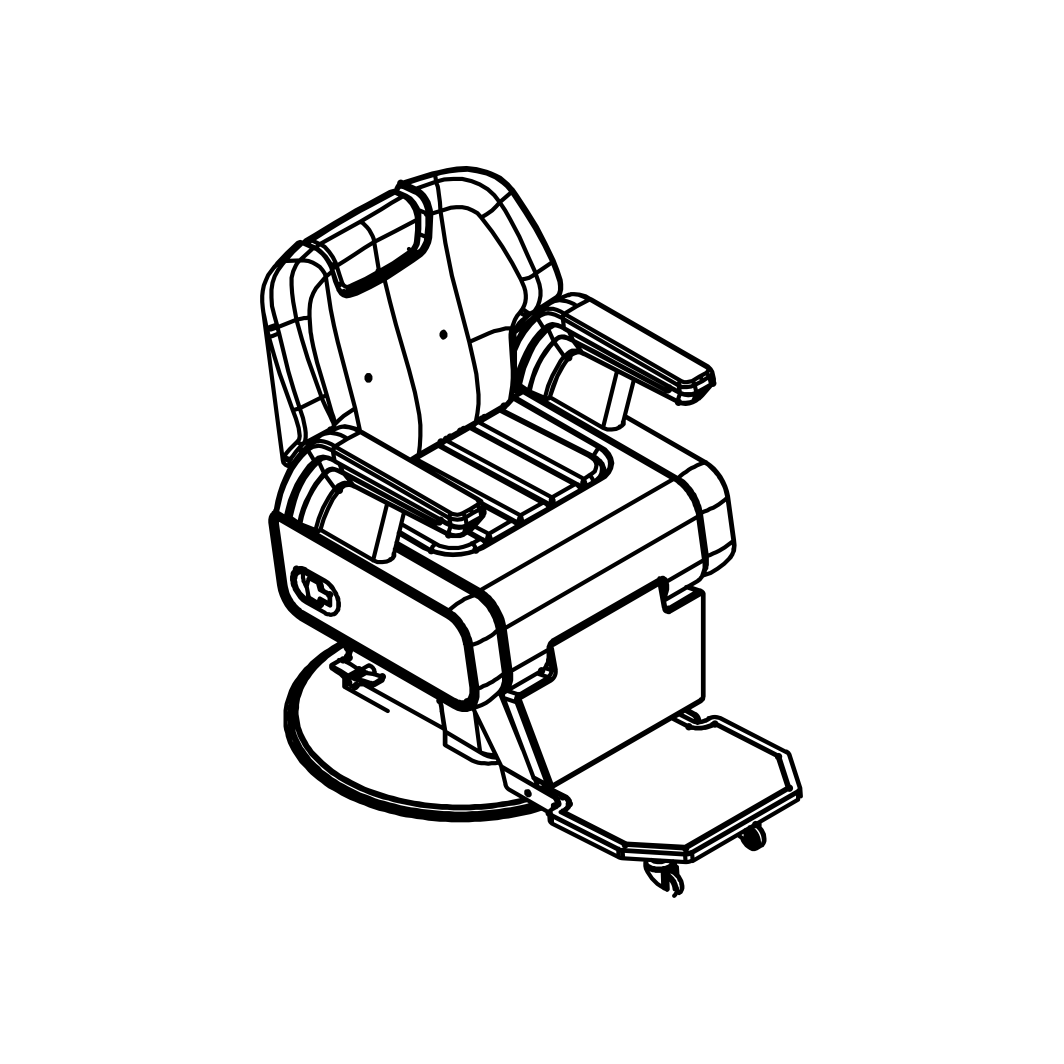 Herrenfrisierstühle