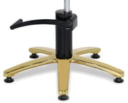 GL Damenstuhl-Sternfuß mit Hydraulik, goldfarben, ohne Flansch