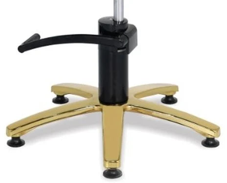GL Damenstuhl-Sternfuß mit Hydraulik, goldfarben, ohne Flansch